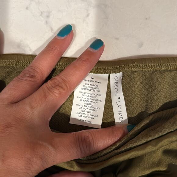 Gibson Latimer Khaki Bikini Set - Picture 4 of 10